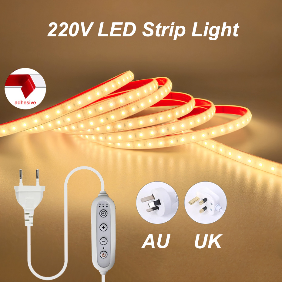 Outdoor Lighting Uk - Striscia LED Adesiva AC 220V IP67
