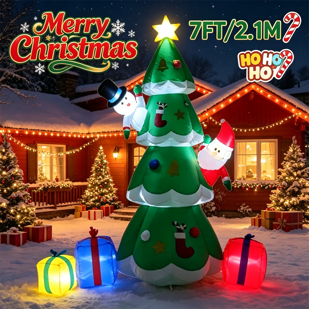 Albero di Natale gonfiabile gi - Outdoor Lighting Effects recensione e prezzo