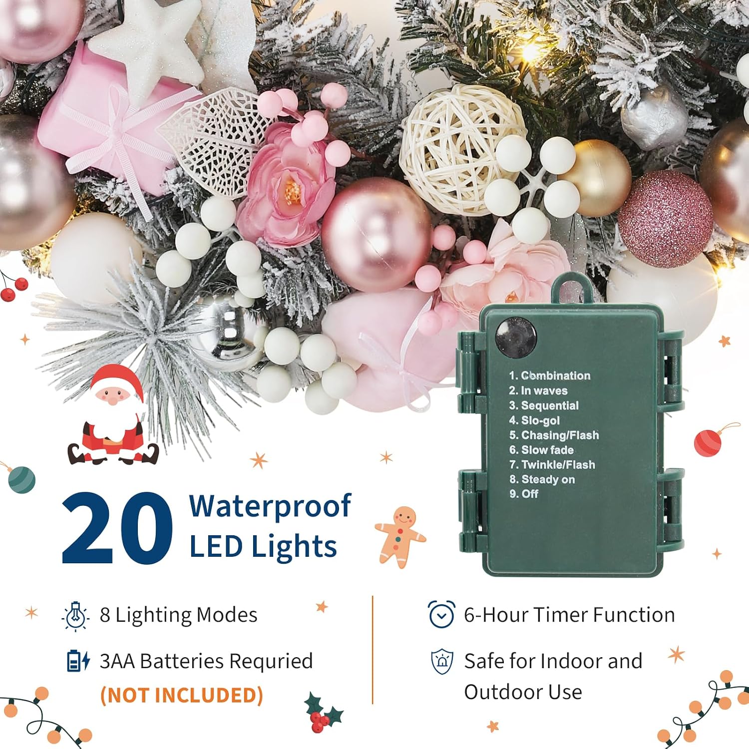 Garvee, ghirlanda natalizia da - Outdoor Lighting Effects recensione e prezzo