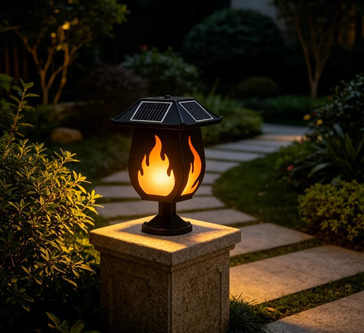 Fari solari a colonna con fiam - Outdoor Lighting Waterproof recensione e prezzo