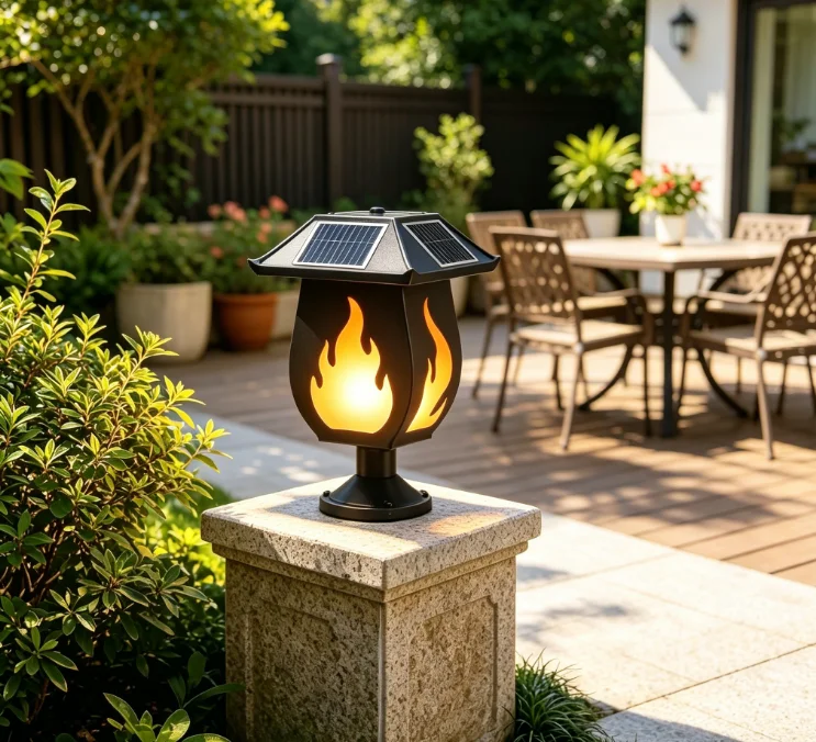 Fari solari a colonna con fiam - Outdoor Lighting Waterproof recensione e prezzo